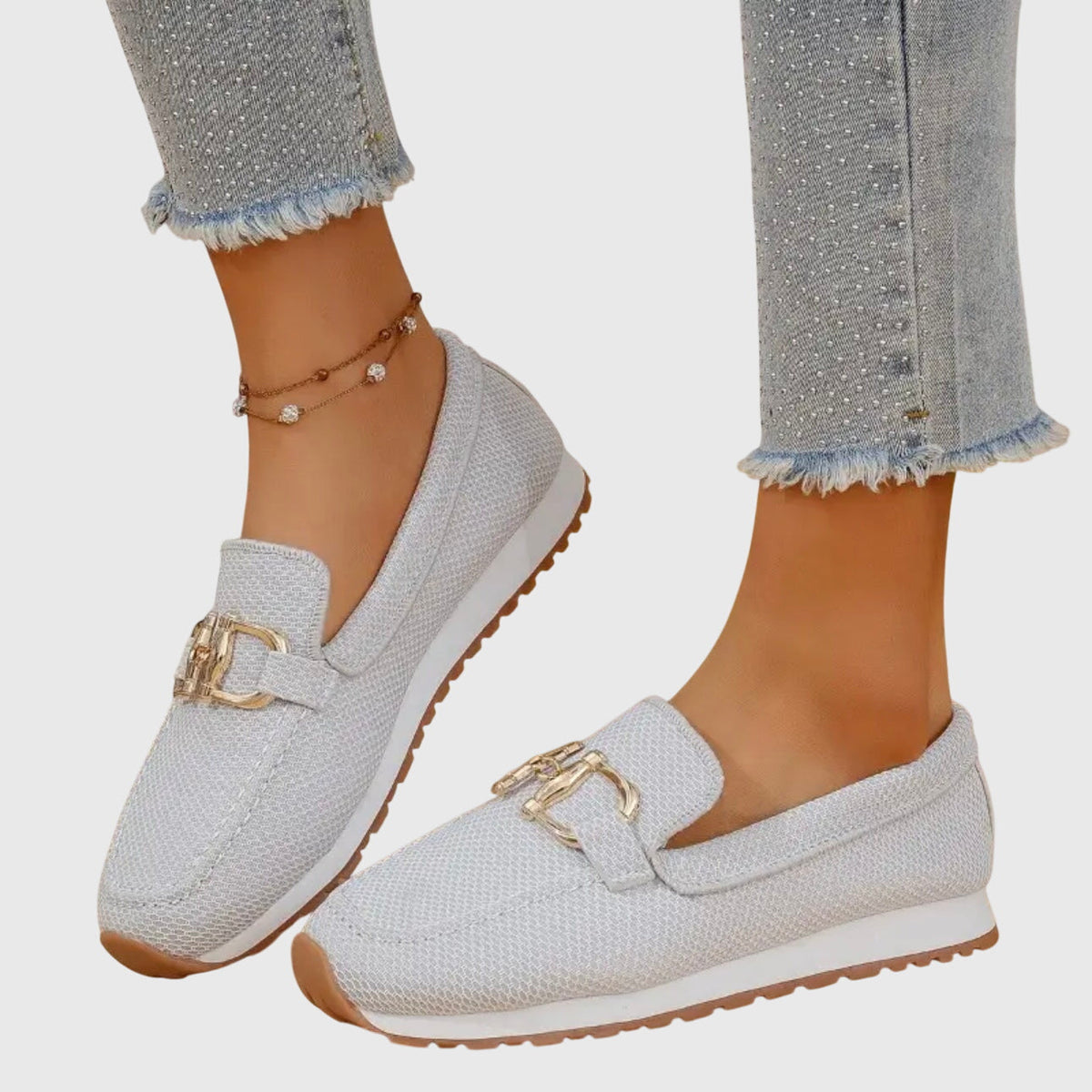 Jacey Women’s Comfortable Slip-On Loafer Sneakers