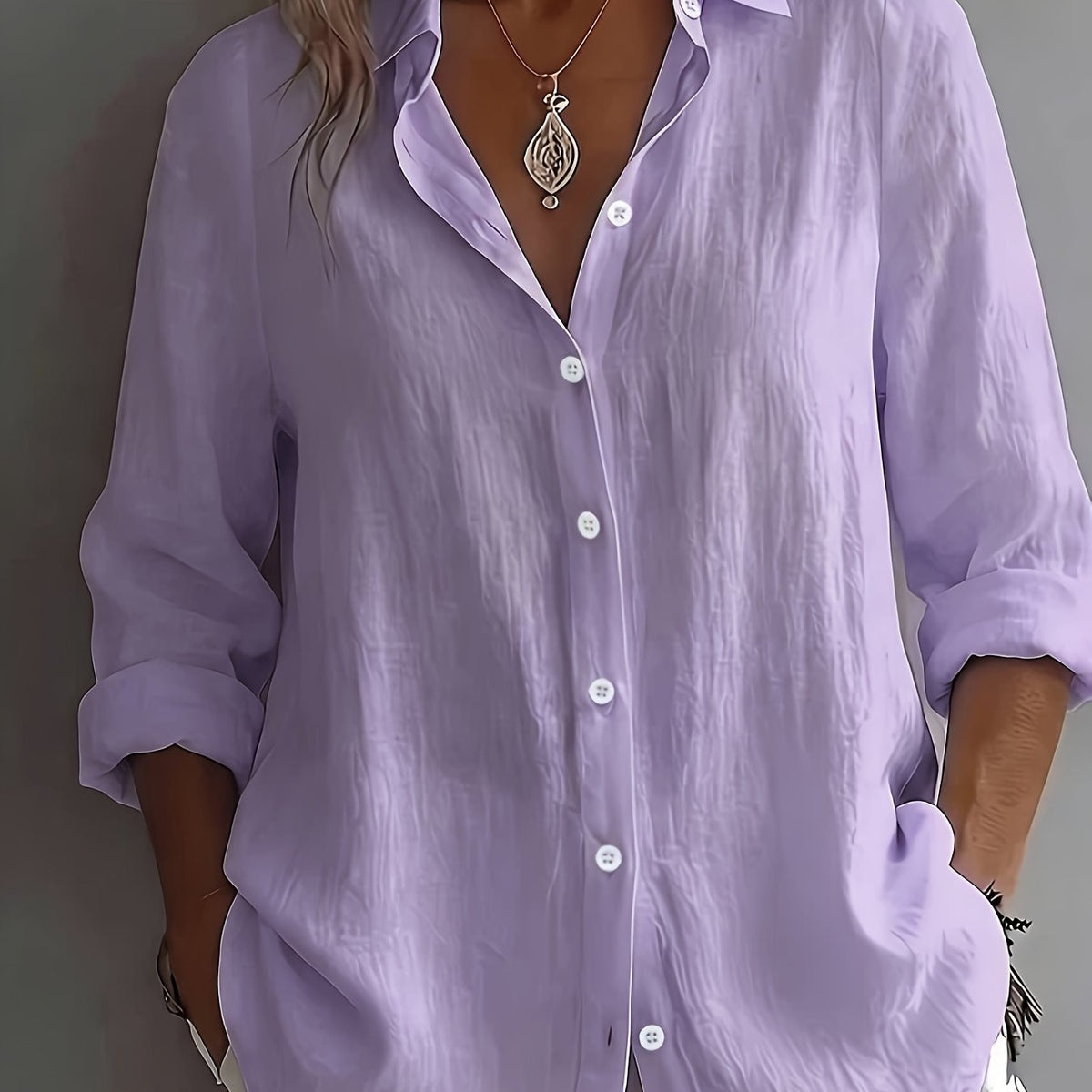 The Eleanor Linen Button Shirt