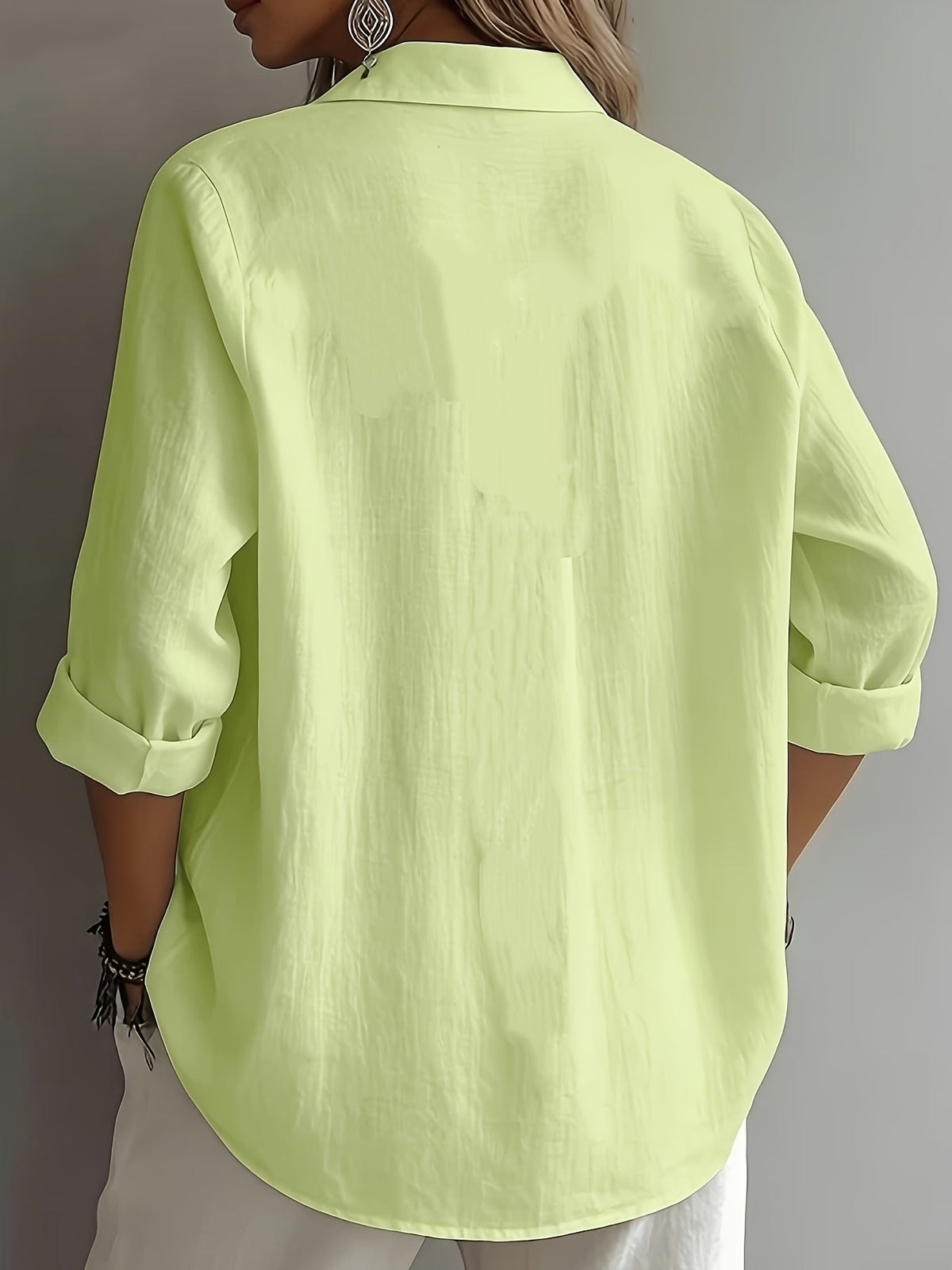 The Eleanor Linen Button Shirt