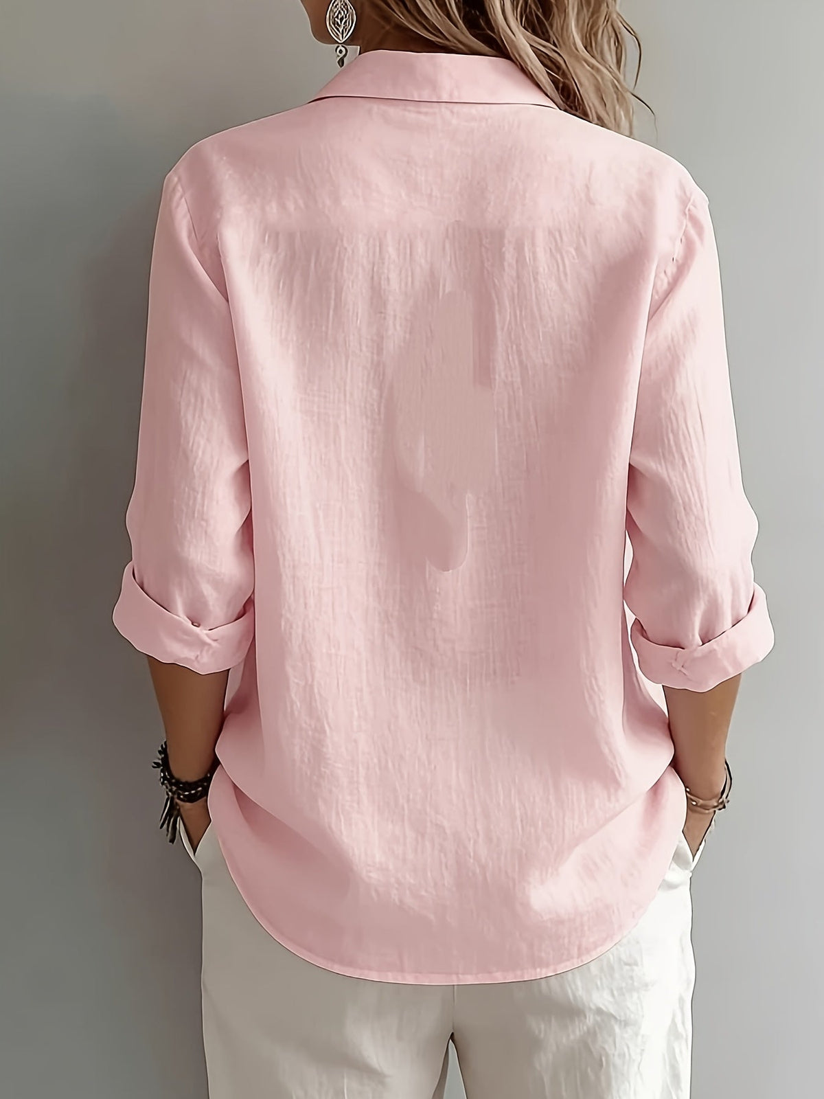 The Eleanor Linen Button Shirt