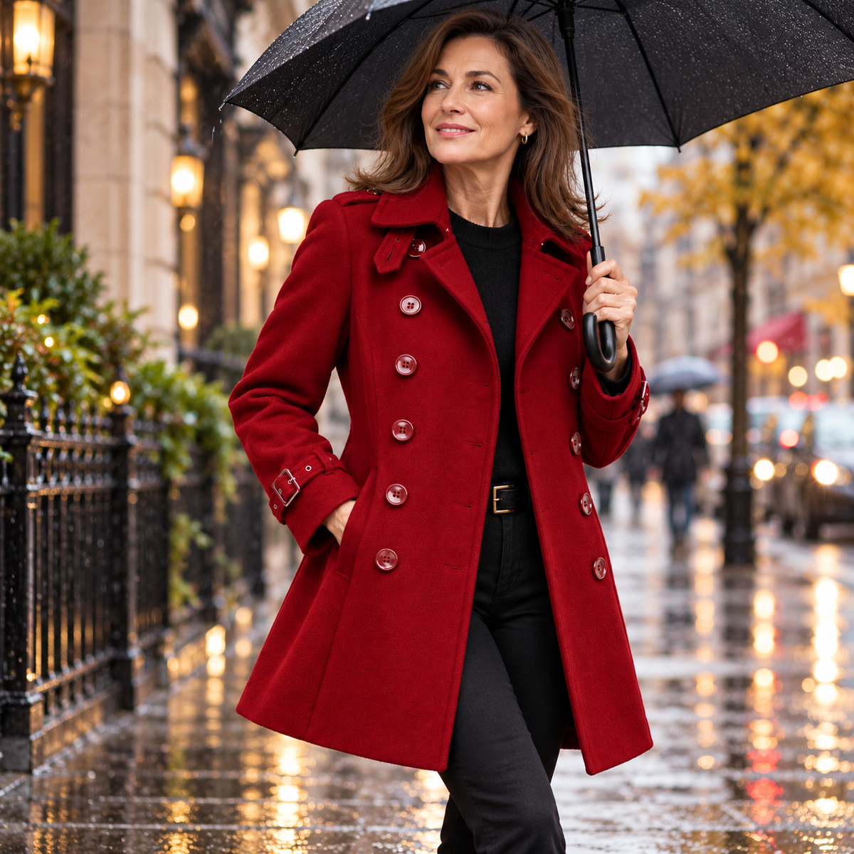 Danielle | Elegant Longline Trench Coat