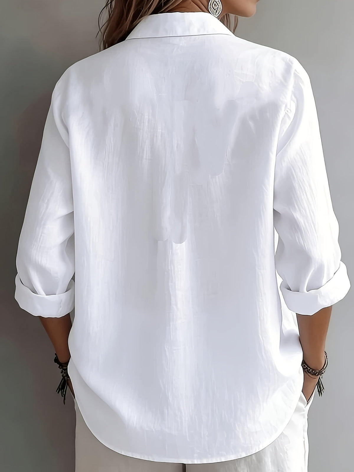 The Eleanor Linen Button Shirt