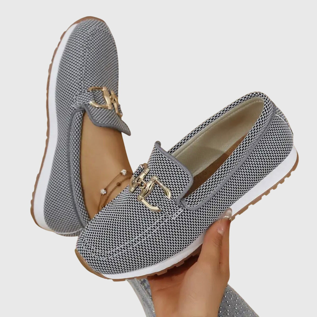 Jacey Women’s Comfortable Slip-On Loafer Sneakers