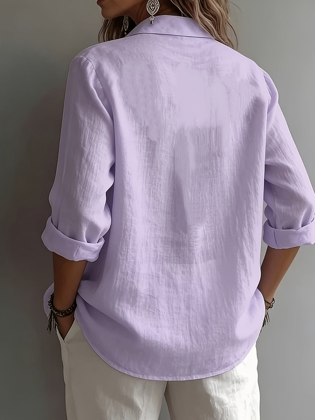 The Eleanor Linen Button Shirt