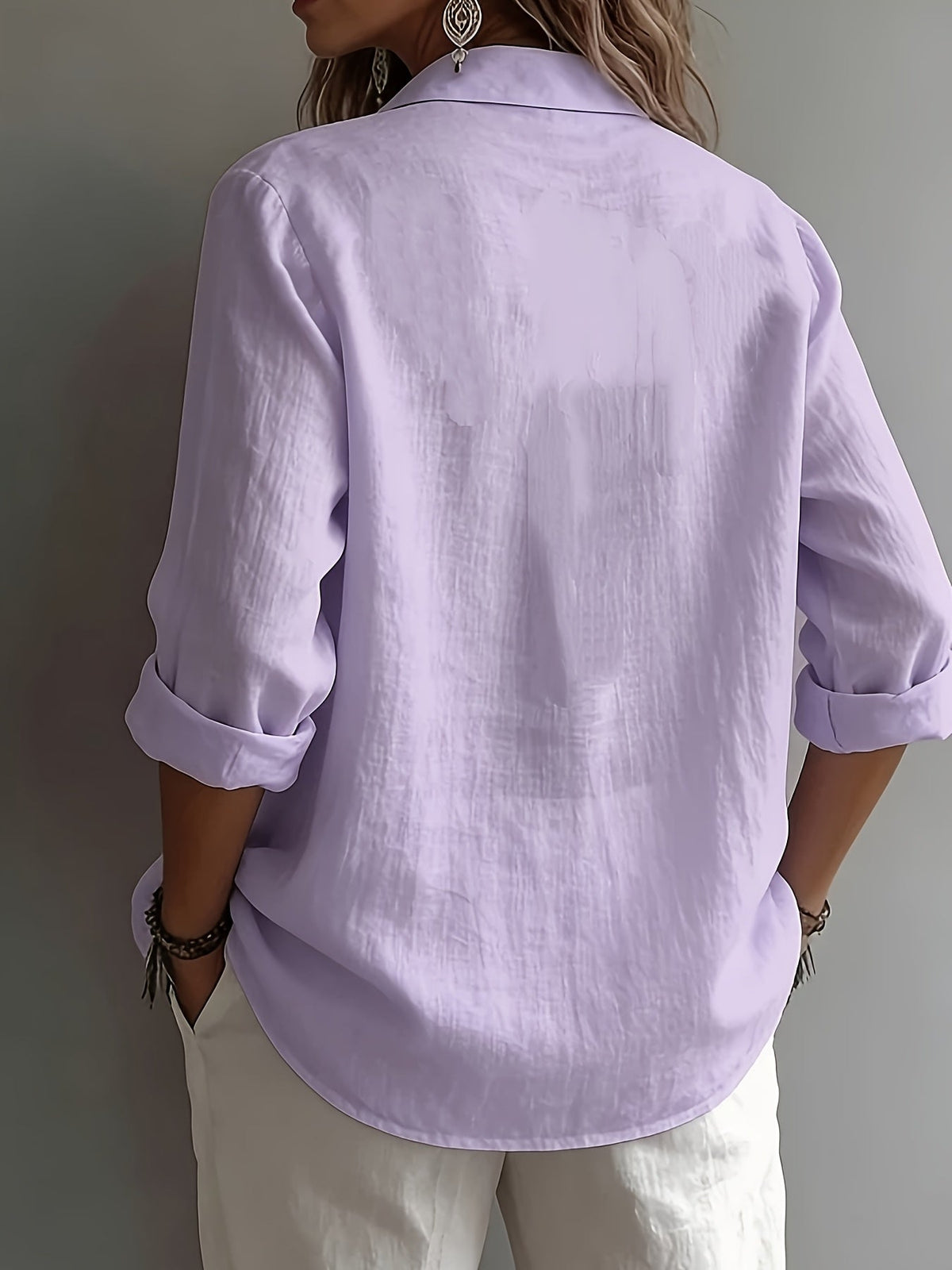 The Eleanor Linen Button Shirt