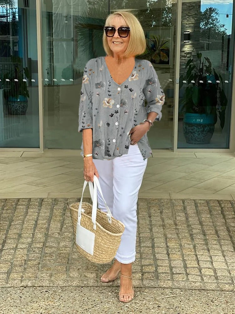 ANITA™ | Elegant Floral Blouse