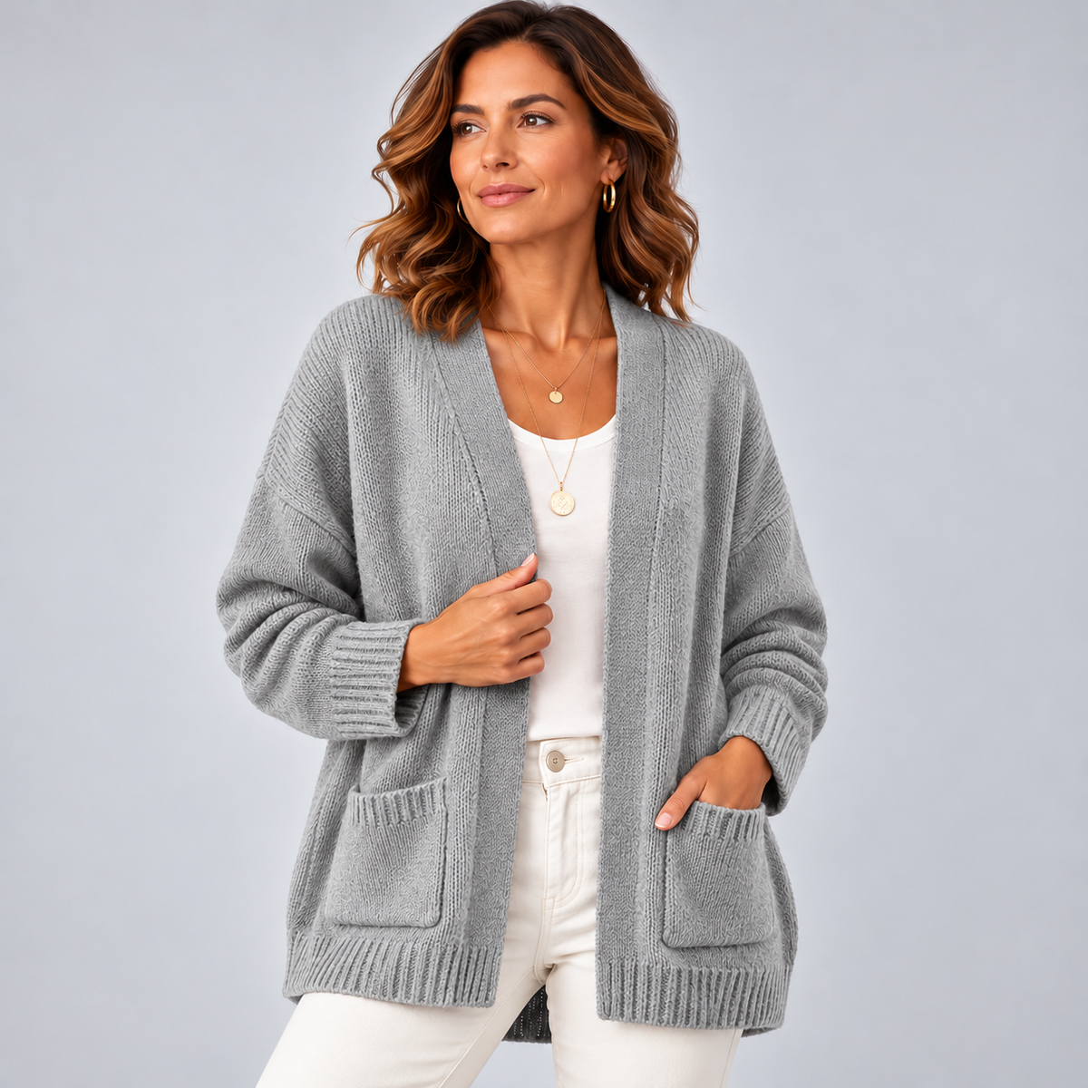 Juliet | Relaxed Open-Front Cardigan