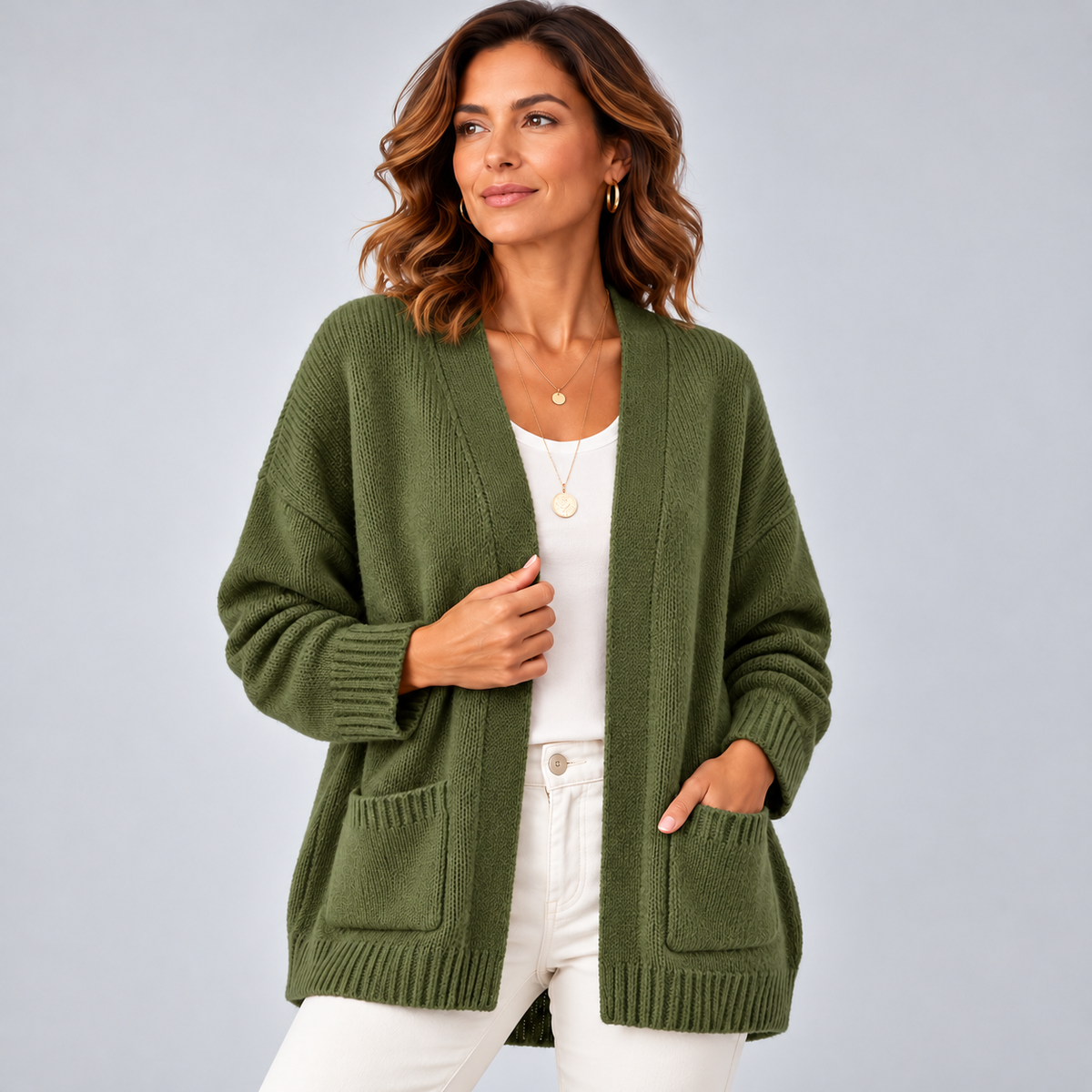 Juliet | Relaxed Open-Front Cardigan