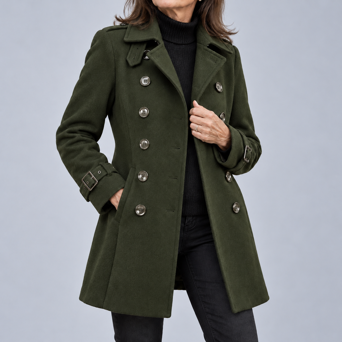 Danielle | Elegant Longline Trench Coat