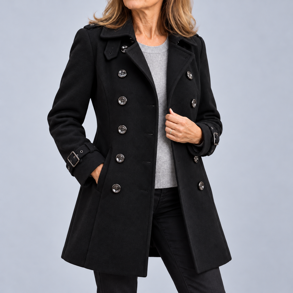 Danielle | Elegant Longline Trench Coat