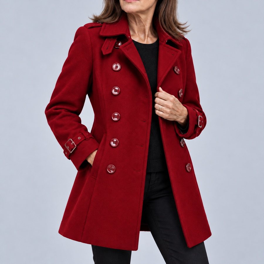 Danielle | Elegant Longline Trench Coat