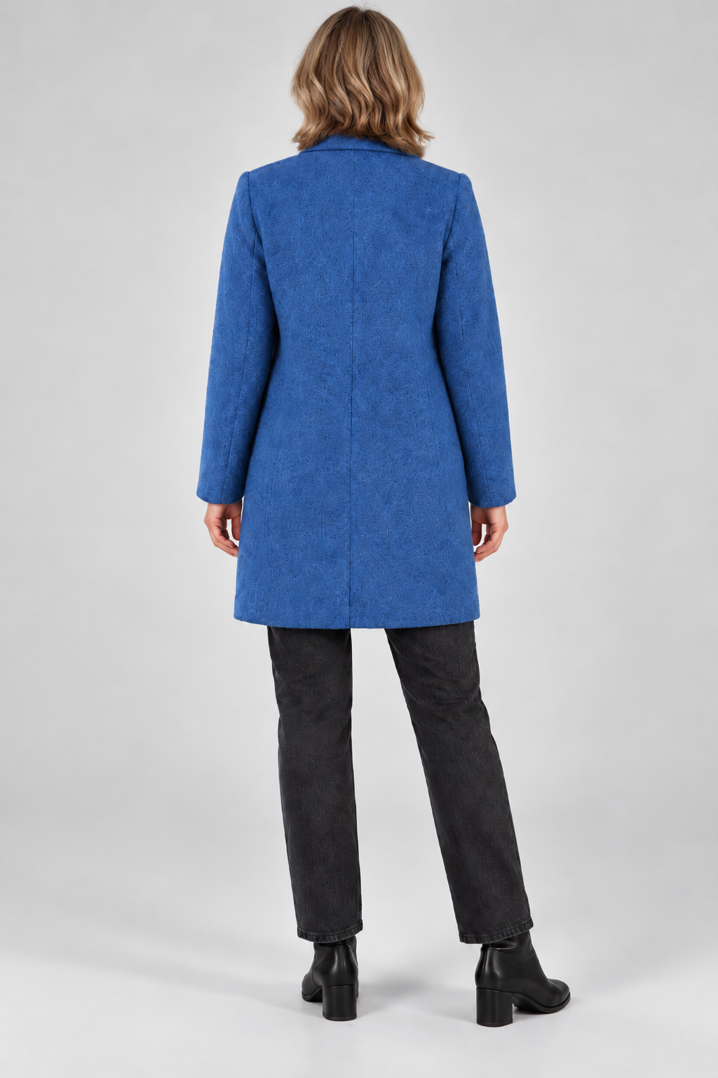 Augustine - Stand Collar Wool-Look Coat