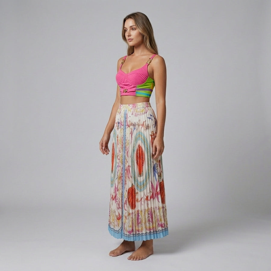 Savannah Pleated Two-Piece Set