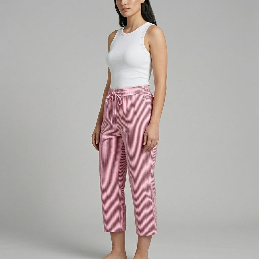 Slena Striped Wide-Leg Pants