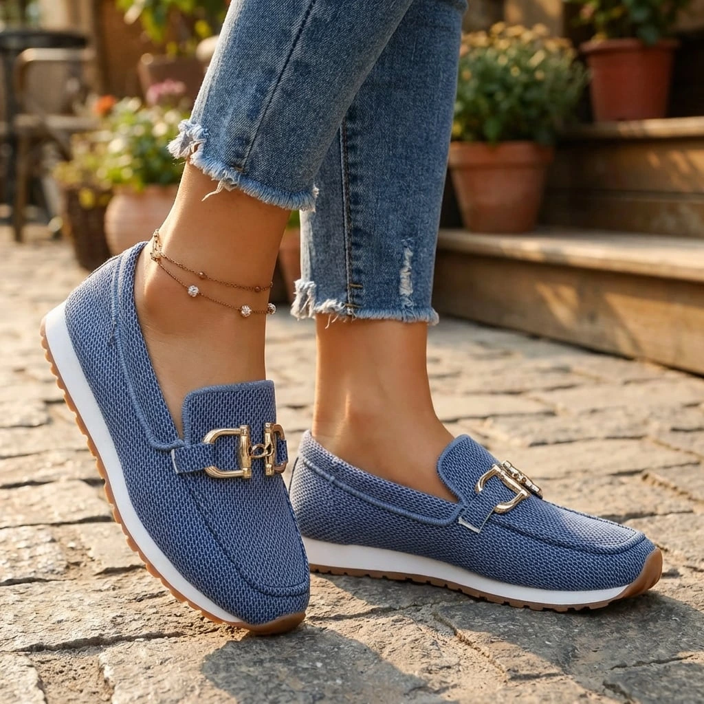 Jacey Women’s Comfortable Slip-On Loafer Sneakers