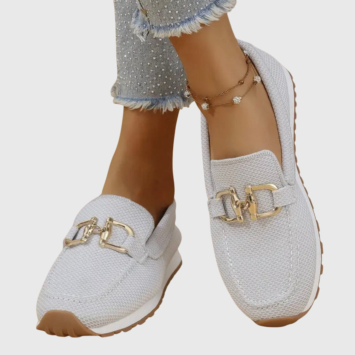 Jacey Women’s Comfortable Slip-On Loafer Sneakers