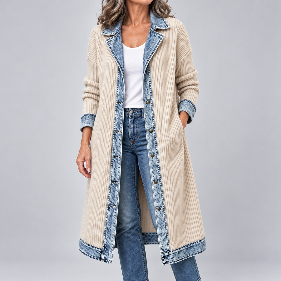 Riley™ | Casual Long-line Knit Cardigan