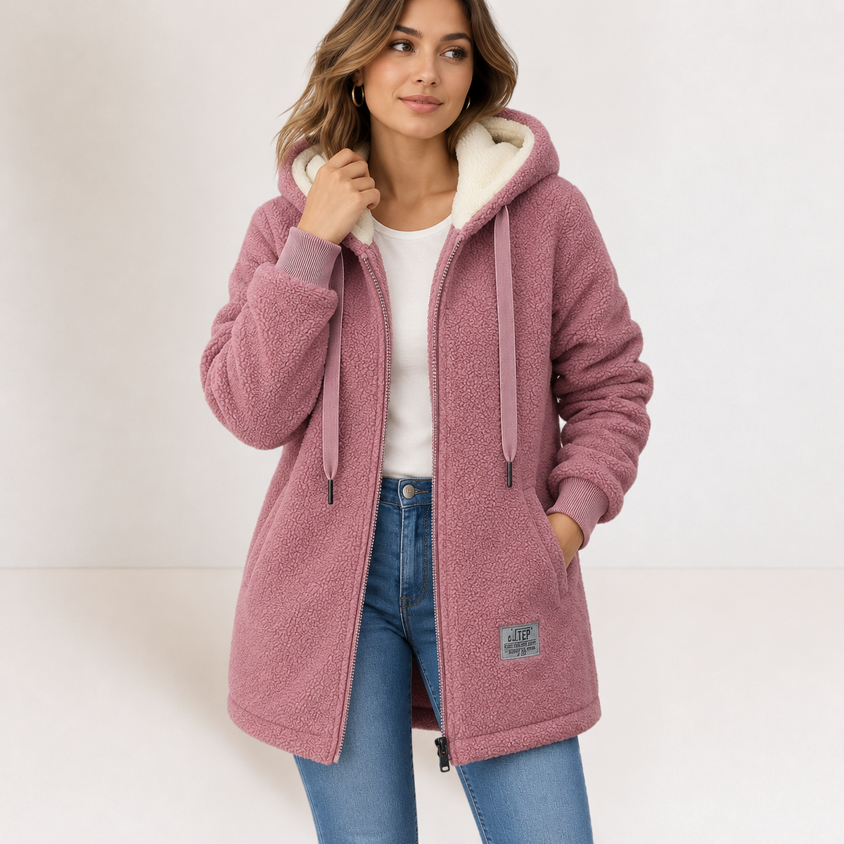 Marcelina  | Cozy Hooded Jacket