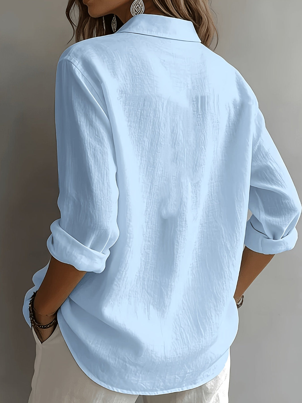 The Eleanor Linen Button Shirt