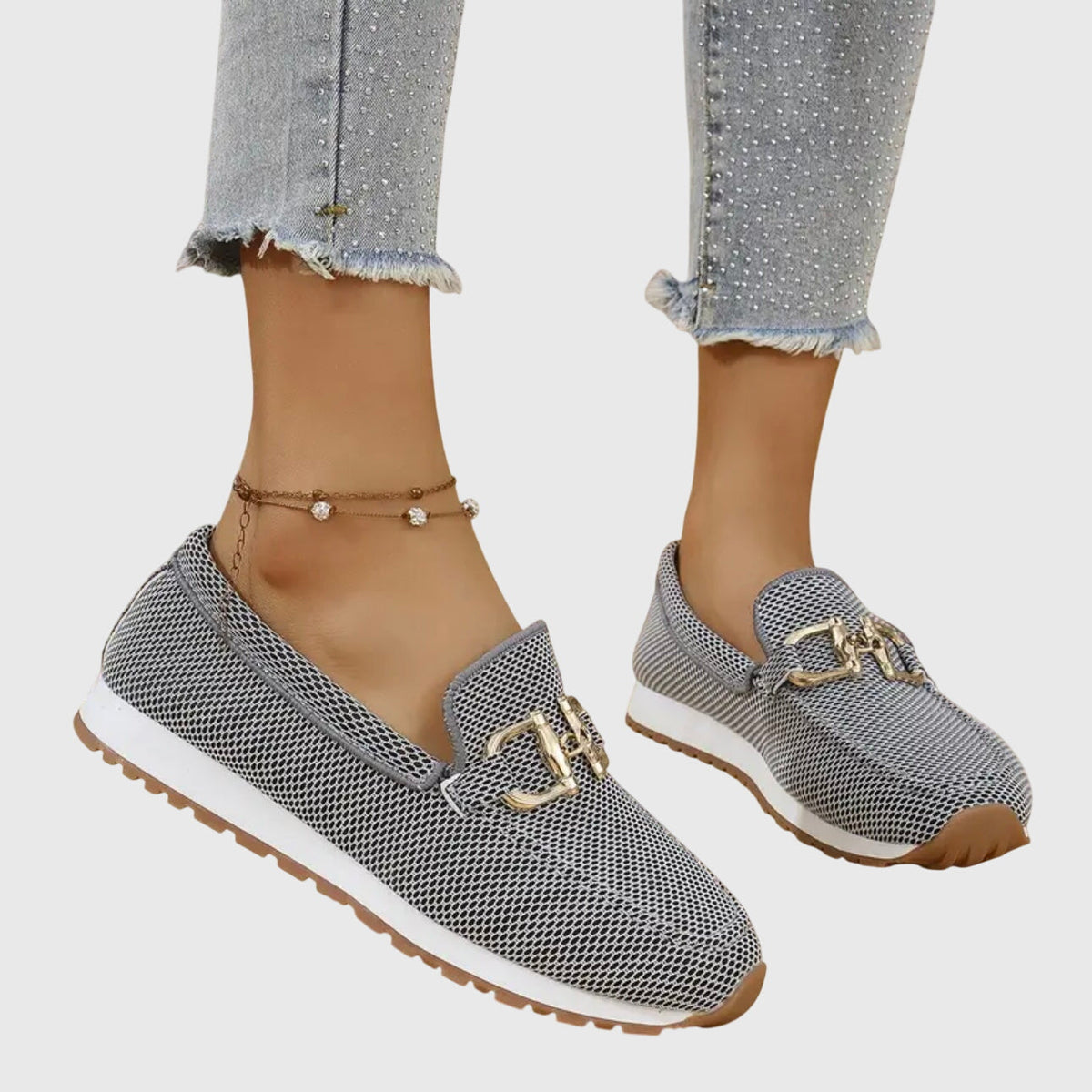 Jacey Women’s Comfortable Slip-On Loafer Sneakers