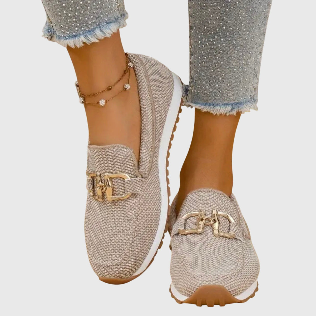 Jacey Women’s Comfortable Slip-On Loafer Sneakers